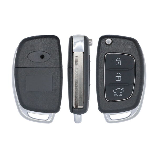 2013-2016 Hyundai Accent Flip Remote Key Shell Cover Case 3 Button HYN17 Blade
