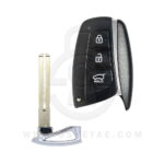 Hyundai Azera Santa Fe Smart Remote Key Shell Case Cover 3 Buttons LXP90 Blade