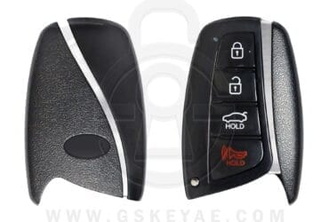 2015-2017 Hyundai Azera Santa Fe Smart Remote Key Shell Cover 4 Buttons