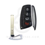 Hyundai Azera Santa Fe Smart Remote Key Shell Case Cover 4 Buttons LXP90 Blade