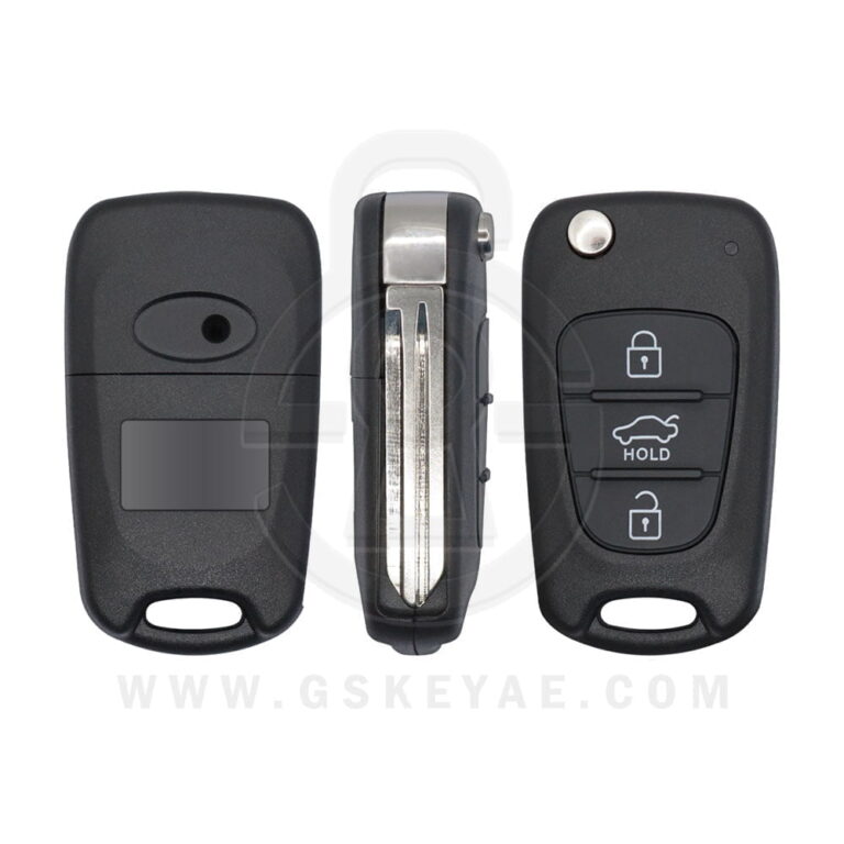 2012-2013 Hyundai Elantra Flip Remote Key Shell Cover Case 3 Button Sedan Type HYN14R OKA-186T