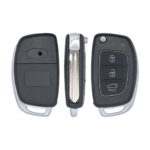 2013-2016 Hyundai Elantra Flip Remote Key Shell Cover Case 3 Button HYN14 Uncut Blade