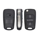 2010-2012 Hyundai Elantra Flip Remote Key Shell Cover Case 2 Button HYN14R Uncut Blade