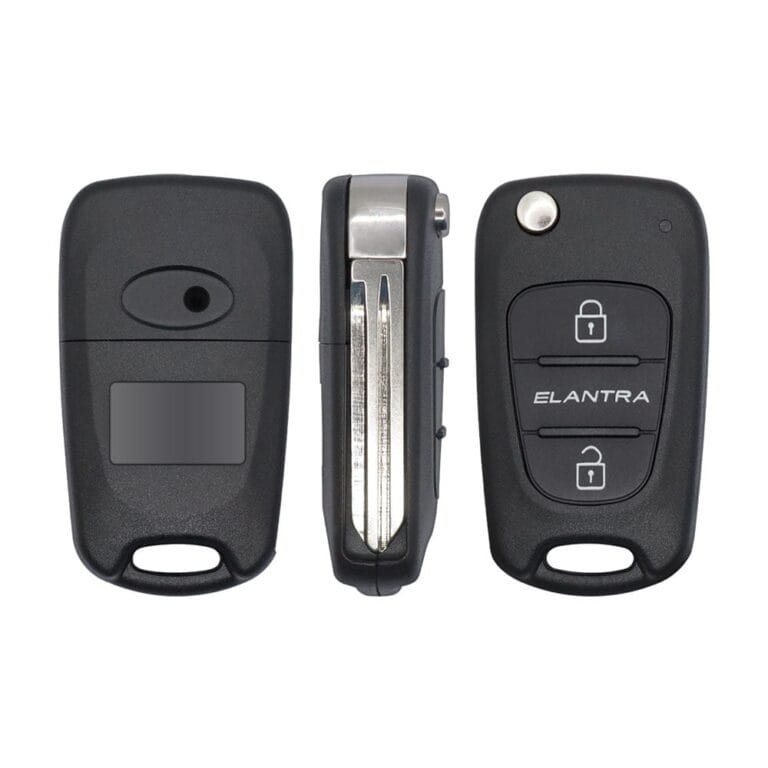 2010-2012 Hyundai Elantra Flip Remote Key Shell Cover Case 2 Button HYN14R Uncut Blade