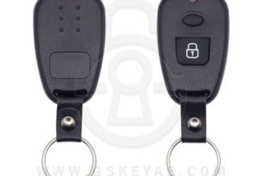 2000-2007 Hyundai Elantra Santa Fe Keyless Entry Remote Shell Cover 2 Button Without Battery Holder