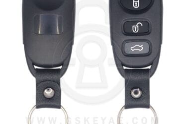 2008-2011 Hyundai Sonata KIA Sorento Keyless Entry Remote Shell Cover Case 3 Button Without Battery Holder Aftermarket