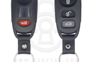 2006-2014 Hyundai KIA Keyless Entry Remote Shell Case Cover 4 Buttons For PINHA-T008 / OSLOKA-310T Aftermarket