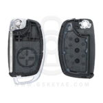 3 Button Replacement Flip Remote Key Shell Cover Case HYN17R For Hyundai Santa Fe KIA Sorento