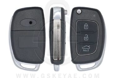 2013-2016 Hyundai Santa Fe KIA Sorento Flip Remote Key Shell 3 Buttons HYN17R Blade