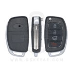 2016-2019 Hyundai Tucson Flip Remote Key Shell Cover Case 4 Buttons TOY48 Blade TQ8-RKE-4F25