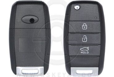 2013-2018 KIA Optima Rio Sportage Flip Remote Key Shell Cover Case 3 Buttons with TOY48 Blade Aftermarket
