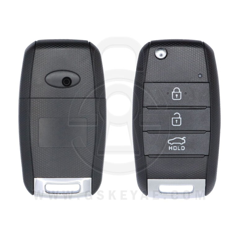 2013-2018 KIA Optima Rio Sportage Flip Remote Key Shell Cover Case 3 Buttons with TOY48 Blade Aftermarket