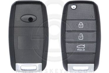 2013-2019 KIA Cerato Carens Picanto Flip Remote Key Shell Cover 3 Button with HU134 Blade