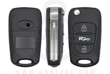 2010-2013 KIA Rio Flip Remote Key Shell Cover Case 2 Buttons with TOY48 For 95430-1G760 Aftermarket