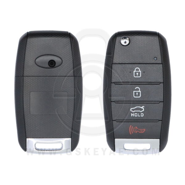 2013-2019 KIA Soul Sorento Sedona Flip Remote Key Shell Cover Case 4 Button TOY48 Blade