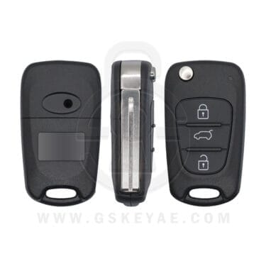 2010-2014 KIA Sportage Sorento Flip Remote Key Shell Cover Case 3 Button TOY48 Blade Aftermarket