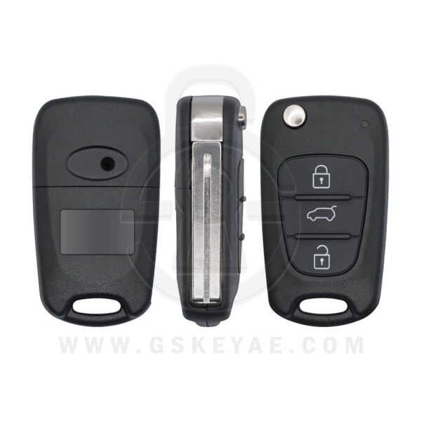 2010-2014 KIA Sportage Sorento Flip Remote Key Shell Cover Case 3 Button TOY48 Blade Aftermarket