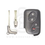 Lexus Smart Remote Key Shell Case Cover Replacement 4 Buttons HYQ14AAB LXP90 Blade