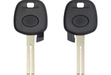 Coque de clé transpondeur Lexus Toyota TOY48 lame courte sans puce pour modèles 1997-2011