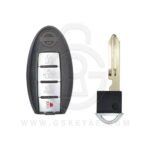Infiniti Nissan Altima Smart Remote Key Shell Case Cover 4 Button Right Battery Type NSN14 Blade