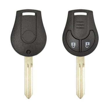 2006-2019 Nissan Remote Head Key Shell Case Cover 2 Buttons NSN14 Key Blank Blade