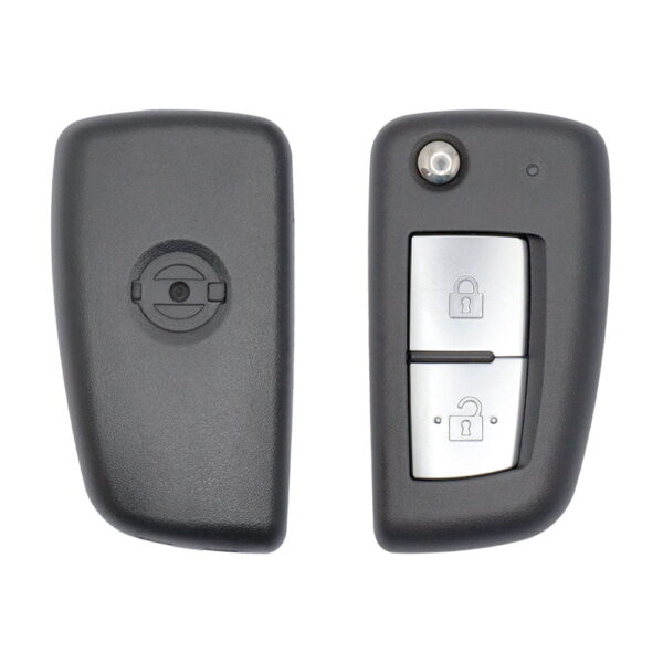 2014-2019 Nissan Rogue Flip Remote Key Shell Cover Case 2 Button NSN14 Key Blank Blade