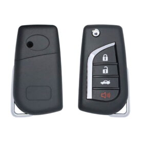 2006-2012 Toyota Corolla Camry RAV4 Flip Key Remote Shell Cover 4 Button TOY48 For HYQ12BBY