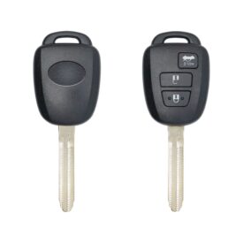 2014 Toyota Fortuner Remote Head Key Shell Cover 3 Button TOY43 Blade Aftermarket