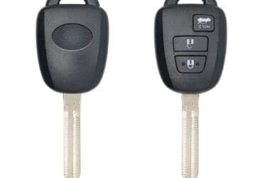 2014 Toyota Fortuner Remote Head Key Shell Cover 3 Button TOY43 Blade Aftermarket