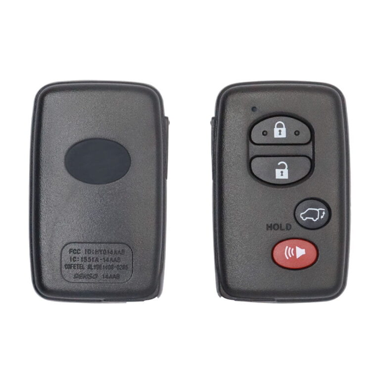 2008-2013 Toyota Highlander Sequoia Smart Key Remote Shell Cover 4 Button LXP90 USA Market