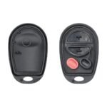 2004-2019 Toyota Sequoia Sienna Solara Keyless Entry Remote Shell Cover 4 Button Aftermarket (1)