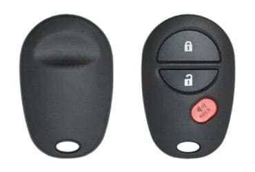 2004-2017 Toyota Sienna Tacoma Tundra Keyless Entry Remote Shell Cover 3 Button Aftermarket
