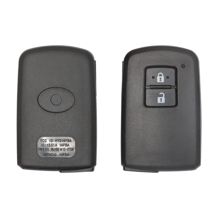 2013-2018 Toyota Yaris Corolla Auris Smart Key Remote Shell Cover 2 Button TOY48 Aftermarket