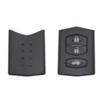 2005-2016 Mazda Flip Remote Key Shell 3 Button With Battery Holder Narrow (1)