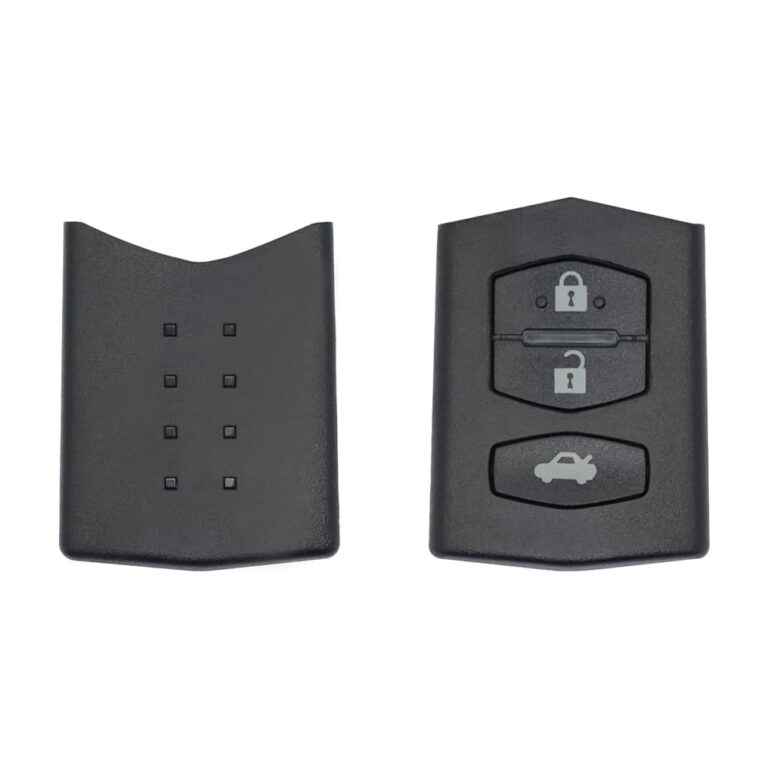 2005-2016 Mazda Flip Remote Key Shell 3 Button With Battery Holder Narrow (1)