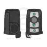 4 Buttons Replacement Smart Remote Key Fob Shell Cover with Battery Holder For BMW 7 Series