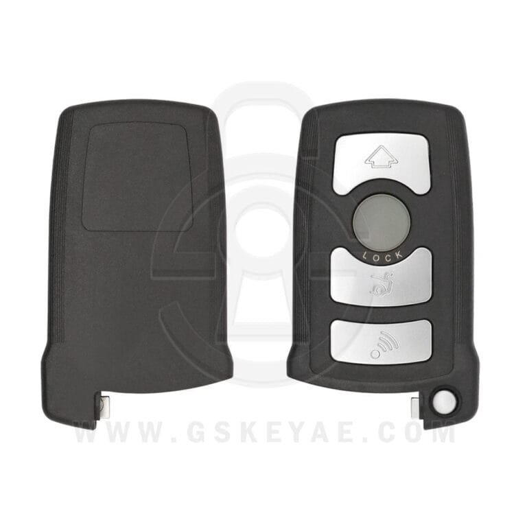 2001-2008 BMW CAS1 7 Series Smart Remote Key Shell 4 Buttons Without Battery Holder