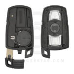 3 Button Replacement Smart Remote Key Fob Shell Cover HU92 Blade With Battery Holder For BMW CAS3