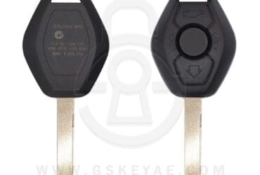 Coque de clé télécommande BMW tête diamant 2002-2010 – 3 boutons HU92