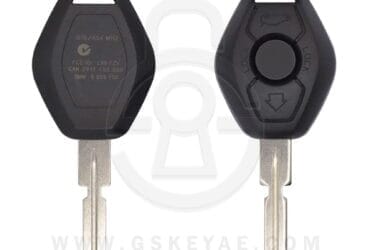 Coque de clé télécommande BMW tête diamant 1995-2003 3 boutons HU58