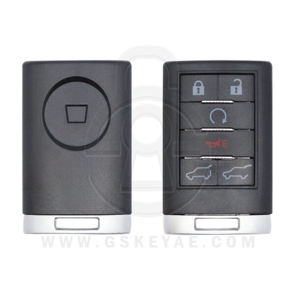 2007-2014 Cadillac Escalade Keyless Entry Remote Shell Cover 6 Buttons