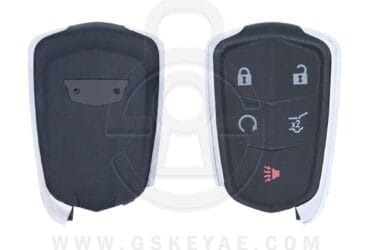 2015-2019 Cadillac XT4 XT5 SRX XTS Smart Remote Key Shell Cover Case 5 Button HU100