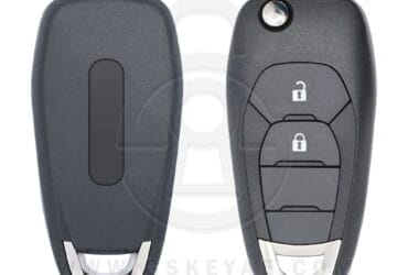 2019-2022 Chevrolet Sonic Spark Flip Remote Key Shell Case Cover 2 Buttons HU100 Blade