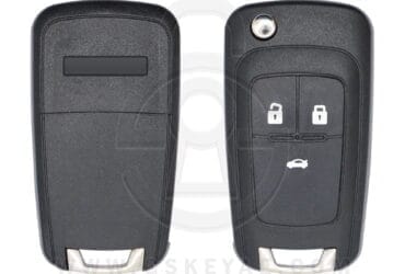 2013-2016 Chevrolet Cruze Malibu Captiva Flip Remote Key Shell Cover 3 Buttons HU100 Key Blank Blade