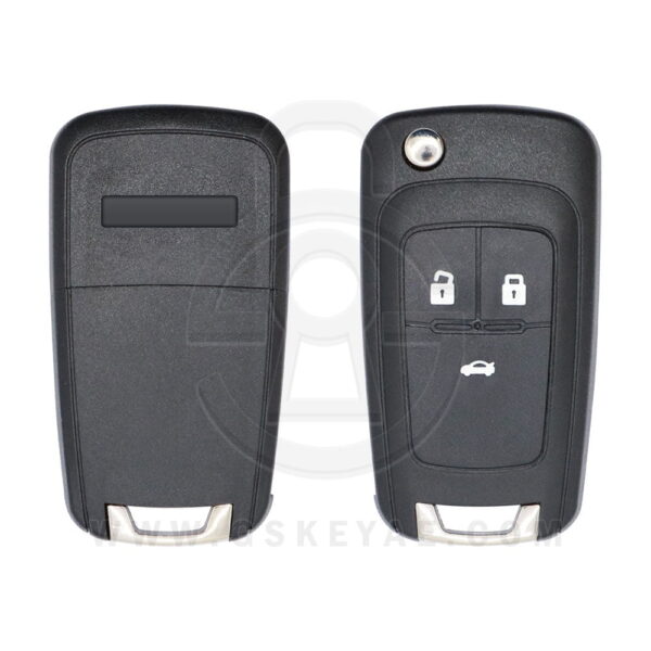 2013-2016 Chevrolet Cruze Malibu Captiva Flip Remote Key Shell Cover 3 Buttons HU100 Key Blank Blade
