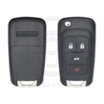 2010-2019 Chevrolet GMC Buick Flip Remote Key Shell Cover 4 Buttons HU100 Key Blank Blade