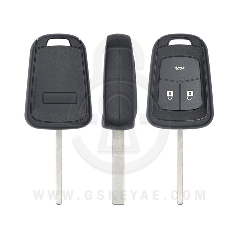 2014-2018 Chevrolet Sonic Remote Head Key Shell Cover Case 3 Buttons GM45 Uncut Blade