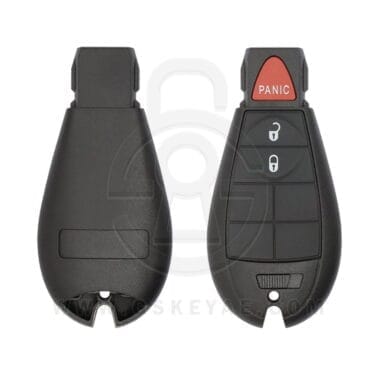 2008-2019 Chrysler Dodge Jeep VW Fobik Remote Key Shell 3 Button Y171 Key Blank Blade