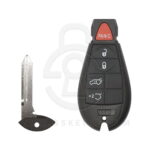 Chrysler Dodge Jeep VW Fobik Remote Key Shell Case Cover 5 Button Y171 Blade