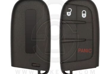 Coque de clé intelligente 3 boutons pour Dodge Chrysler Jeep 2011-2024